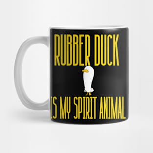 Rubber Duck Is My Spirit Animal Funny For Kids, Boys, Girls Mug